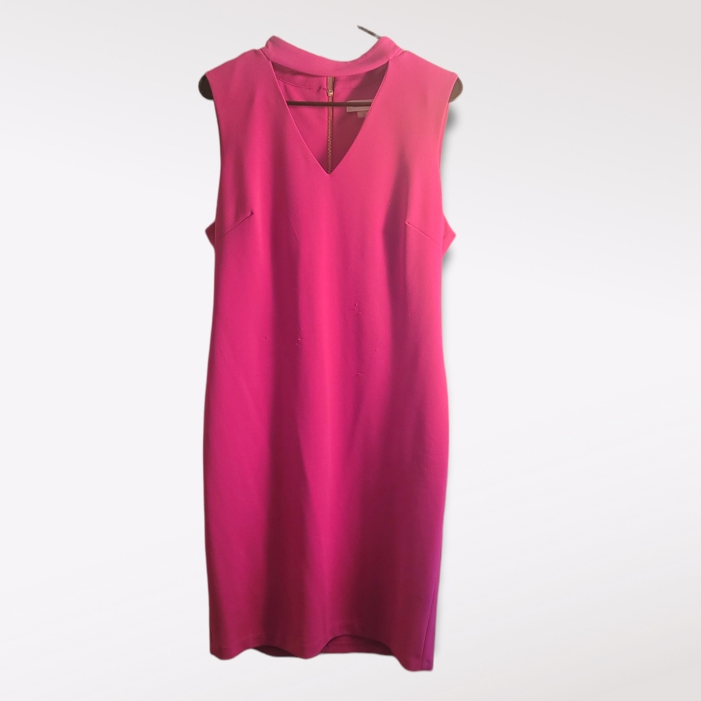Calvin Klein Size 14 Pink Dress